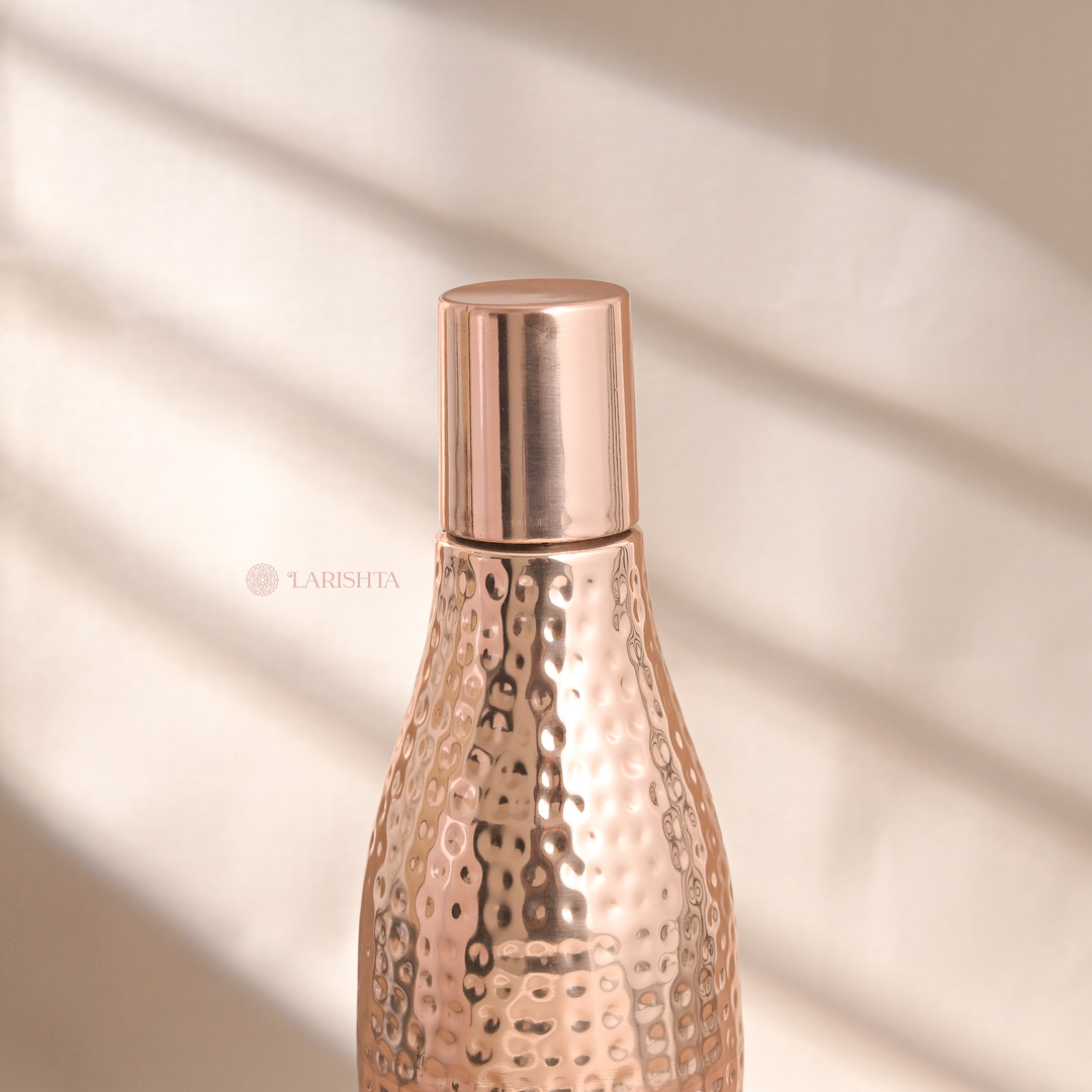 Copper Waterbottle Hammered