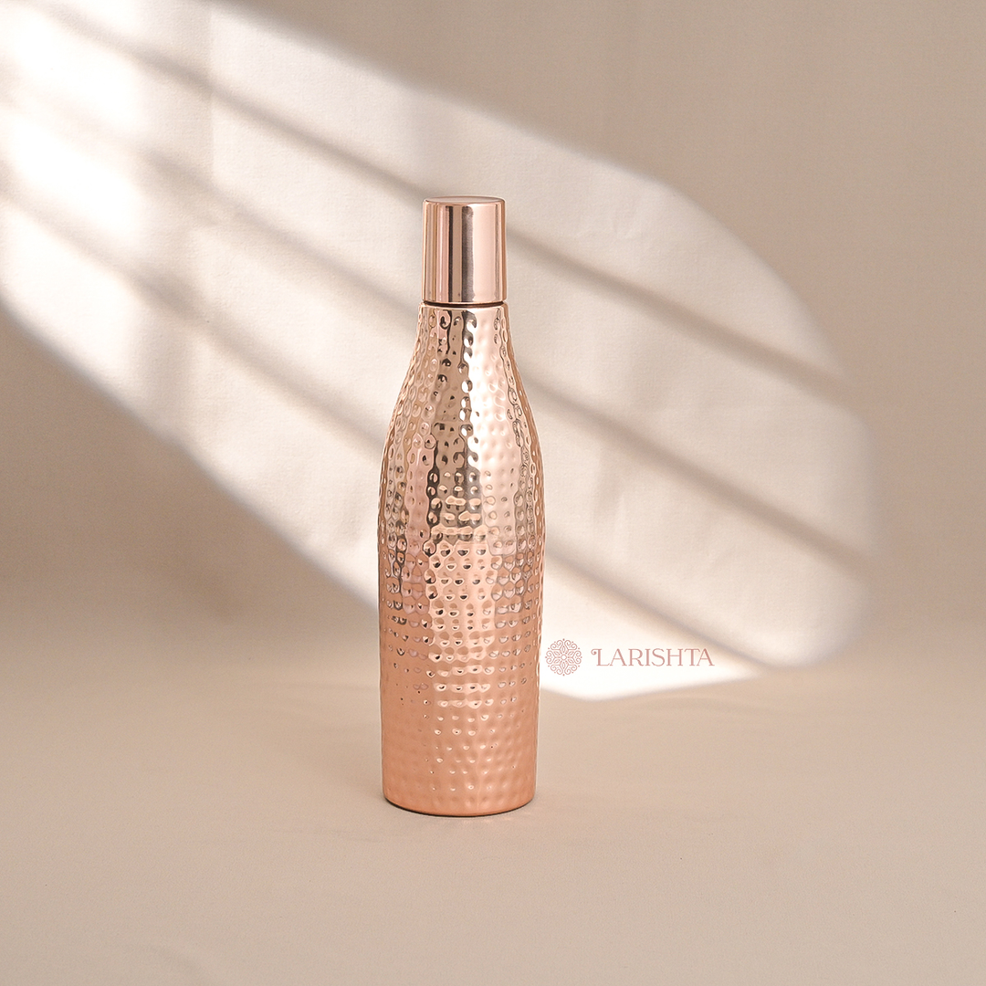 Copper Waterbottle Hammered