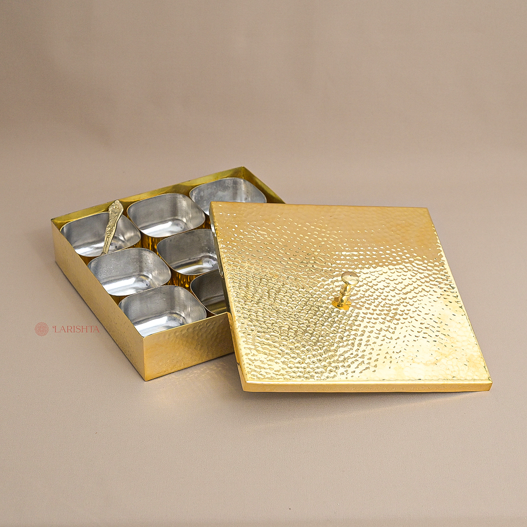 Brass Masala Box